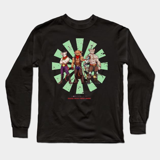 Biker Mice From Mars Retro Japanese Long Sleeve T-Shirt by squids_art